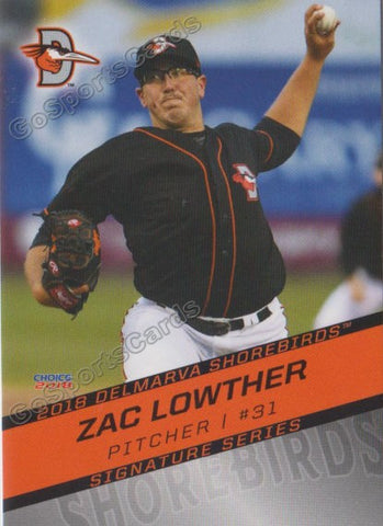 2018 Delmarva Shorebirds Zac Lowther