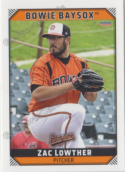 2019 Bowie Baysox Zac Lowther